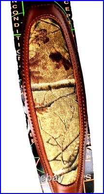 Torel Deluxe Padded Leather Rifle Sling Camo Woods Unused 8502058