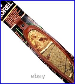 Torel Deluxe Padded Leather Rifle Sling Camo Woods Unused 8502058