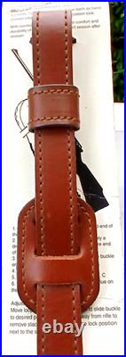 Torel Deluxe Padded Leather Rifle Sling Camo Woods Unused 8502058