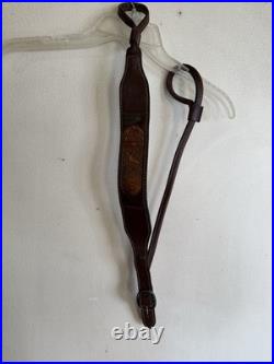 Torel Leather Vintage Gun Sling Ducks Waterfowl Hunting Made In USA