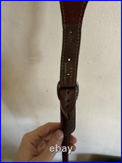 Torel Leather Vintage Gun Sling Ducks Waterfowl Hunting Made In USA