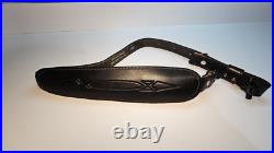 Torel Made In Texas 8950 Adjustable 26 To 36 Leather Rifle Sling With Swivels