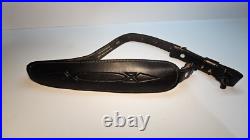 Torel Made In Texas 8950 Adjustable 26 To 36 Leather Rifle Sling With Swivels