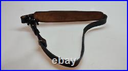 Torel Made In Texas 8950 Adjustable 26 To 36 Leather Rifle Sling With Swivels