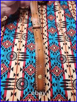 Torel Tooled Stitched Whitetail Buck Leather Padded Rifle Sling Suede Backed