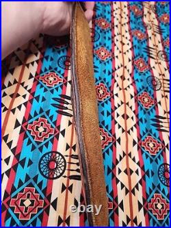 Torel Tooled Stitched Whitetail Buck Leather Padded Rifle Sling Suede Backed