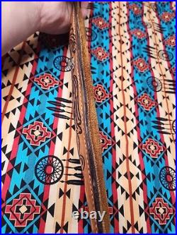 Torel Tooled Stitched Whitetail Buck Leather Padded Rifle Sling Suede Backed