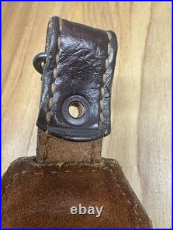 Torel Top Grain Cowhide U. S. A. 4850 Rifle Sling Deer Design Needs Repair