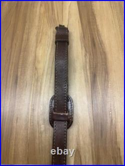 Torel Top Grain Cowhide U. S. A. 4850 Rifle Sling Deer Design Needs Repair