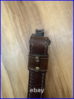 Torel Top Grain Cowhide U. S. A. 4850 Rifle Sling Deer Design Needs Repair
