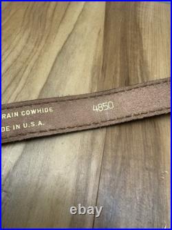 Torel Top Grain Cowhide U. S. A. 4850 Rifle Sling Deer Design Needs Repair