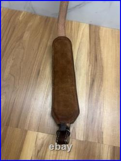 Torel Top Grain Cowhide U. S. A. 4850 Rifle Sling Deer Design Needs Repair