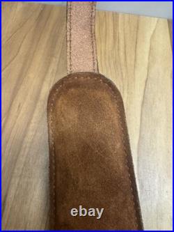 Torel Top Grain Cowhide U. S. A. 4850 Rifle Sling Deer Design Needs Repair