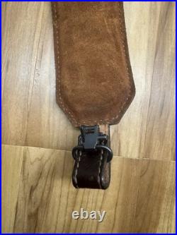 Torel Top Grain Cowhide U. S. A. 4850 Rifle Sling Deer Design Needs Repair