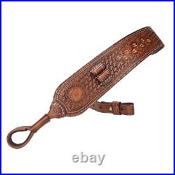 Tourbon Hunting Leather No Drill Gun Sling Strap or Rifle Stock Cover Recoil Pad