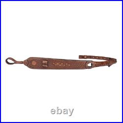 Tourbon Leather 30-06 Gun Sling Strap+ Rifle Slip on Recoil Pad. 22lr Ammo Slot