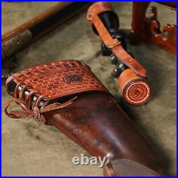 Tourbon Leather Rifle Recoil Pad Shotgun Buttstock Holder+ Gun Sling+Scope Cover