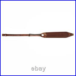 Tourbon Leather Rifle Sling Gun Ammo Carrying Strap withKnife Sheath Case+ Swivels