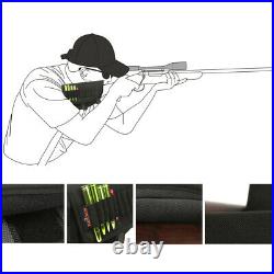 Tourbon Rifle Cheek Riser Rest Ammo Holder+ Leather Shot Gun Sling Swivels Strap