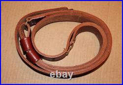 Triple K Leather Military Rifle Sling (2) 1 1/4 Brass Hardware New $4.50 Ship