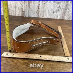 Triple K Style 300 Krasne's 3 Finger Shotgun Rifle Sling Walnut Oil Leather VNTG