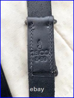 Turner Saddlery Leather Sling, Black, Steyr Mannlicher