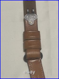 Turner Saddlery Mfg 54 USGI National Match Leather Rifle Sling TSCO