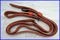 Turner Saddlery National Match Service Brown Leather Rifle Sling, 54 Long