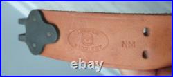 Turner Saddlery National Match Service Brown Leather Rifle Sling, 54 Long