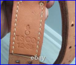 Turner Saddlery National Match Service Brown Leather Rifle Sling, 54 Long