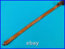 US Pathfinder Tooled and Stitched Padded Leather Rifle Sling With Swivels