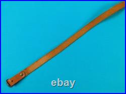 US Pathfinder Tooled and Stitched Padded Leather Rifle Sling With Swivels