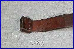 US WW1 RIA 1908 Ordnance C9C Springfield Leather Rifle Sling Strap Belt Help! 3