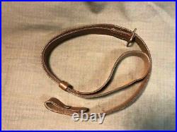 US post WW2 leather rifle sling for M1 Carbine-Bavarian