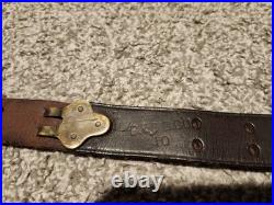 US pre WWI M1907 Leather Rifle Sling dated 1910 1903 springfield