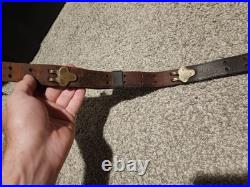 US pre WWI M1907 Leather Rifle Sling dated 1910 1903 springfield