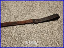 US pre WWI M1907 Leather Rifle Sling dated 1910 1903 springfield