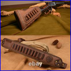 USA Suit Rifle Buttstock Holder. 308.45/70.44 410GA with Rifle Sling Strap