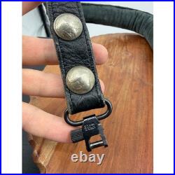 Uncle Mike Alligator Hornback Rifle Sling Unisex OS Black Buffalo Nickel accents