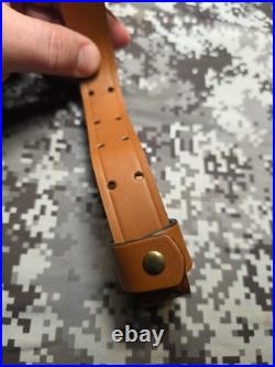 Uncle Mikes Military Leather Buckle Rifle Sling