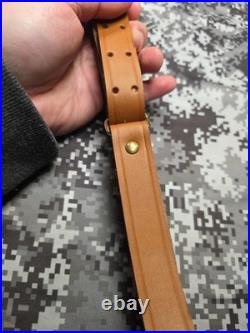 Uncle Mikes Military Leather Buckle Rifle Sling