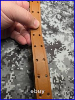 Uncle Mikes Military Leather Buckle Rifle Sling