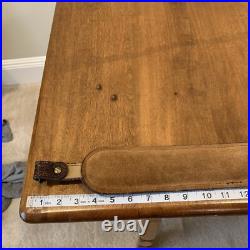 VTG 1982 Stalker Lizard Print Leather Padded Shoulder Rifle Sling Burgundy Brown