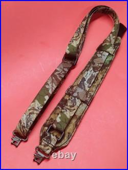VTG Advantage RealTree Camo Sling Padded Suede Back RIFLE SHOTGUN Talon Swivels
