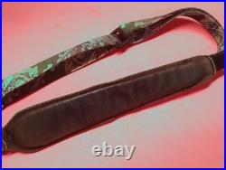 VTG Advantage RealTree Camo Sling Padded Suede Back RIFLE SHOTGUN Talon Swivels