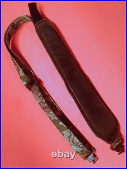 VTG Advantage RealTree Camo Sling Padded Suede Back RIFLE SHOTGUN Talon Swivels