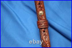 VTG Arvo Ojala gun leather rifle sling Antelope pronghorn Rare find! Never used