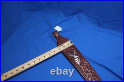 VTG Arvo Ojala gun leather rifle sling Antelope pronghorn Rare find! Never used