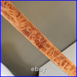 VTG Hand Tooled Leather Rifle Sling ARIZONA Western Cowboy Art Signed Gun Strap