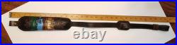VTG Hunters Stitched Tooled Leather White Tail Buck Suede Padded Rifle Sling